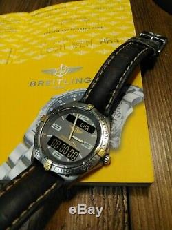 Breitling Aerospace Chronometer F75362 18k & Titanium Chrono WithBox & Papers
