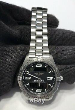 Breitling Aerospace E65362 SQ Titanium B75 COSC with Ex. Rubber Strap & Shirt