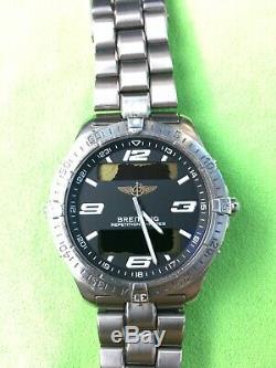 Breitling Aerospace E65362 SQ Titanium Super Quartz with Extras