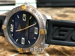 Breitling Aerospace Titanium & Gold with Papers model F75362