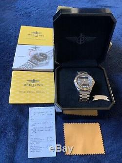 Breitling Aerospace Titanium and 18K Yellow Gold Model F65062 Just serviced