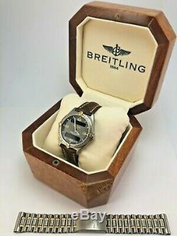 Breitling Navitimer Aerospace 80360 Titanium Swiss Mens Watch with Box & Bracelet
