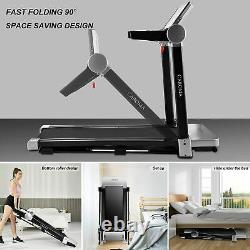 CAROMA 3.0 HP Electric Folding Treadmill Running Machine With Large LCD Display