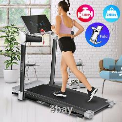 CAROMA 3.0HP Electric Treadmill Folding Running Machine with Large LCD Display