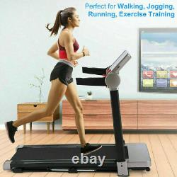 CAROMA 3.0HP Electric Treadmill Folding Running Machine with Large LCD Display