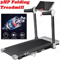 Caroma 15.7INCH 3HP Electric Folding Treadmill Wide Running Machine 12 Programs