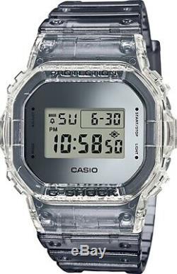 Casio G-Shock DW5600 Skeleton Classic Clear Grey Digital Watch New DW5600SK-1
