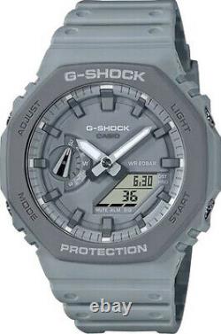 Casio G-Shock GA2110ET-8A Analog Digital Navy Gray Watch Authorized Dealer
