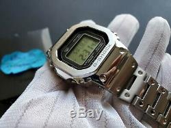 Casio G-Shock GMW-B5000D-1 Stainless Steel Full Metal Square Bluetooth Solar