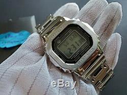 Casio G-Shock GMW-B5000D-1 Stainless Steel Full Metal Square Bluetooth Solar