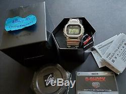 Casio G-Shock GMW-B5000D-1 Stainless Steel Full Metal Square Bluetooth Solar