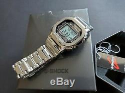 Casio G-Shock GMW-B5000D-1 Stainless Steel Full Metal Square Bluetooth Solar