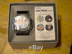 Casio Men's Pro Trek Outdoor GPS Sports Smart Watch with Google OS WSD-F20A-BUAAU