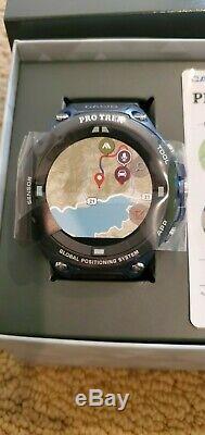 Casio Pro Trek Smart Watch Outdoor GPS Sports Watch WSD-F20A-BU Google Wear OS