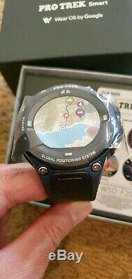 Casio Pro Trek Smart Watch Outdoor GPS Sports Watch WSD-F20A-BU Google Wear OS