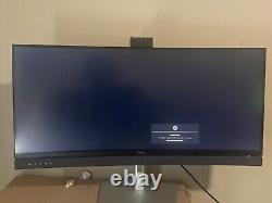 Dell C3422WE 34 Curved LCD Display Monitor Gray Used Good Condition