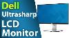 Dell Ultrasharp U2417hj 23 8 Screen LCD Monitor With Wireless Charging Stand Black