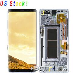 Display LCD Touch Screen Digitizer + Frame For Samsung Galaxy Note 8 N950 Grey