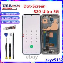 Dot-LCD Display Touch Screen Digitizer A++ For Samsung S20 Ultra 5G SM-G988 Gray