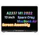 EMC 3598 Retina LCD Screen Display Assembly for MacBook Air 2020 M1 A2337 Gray