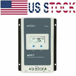 EPEVER 40A 30A 20A MPPT Solar Charge Controller 12/24V Lithium Battery PV 100V