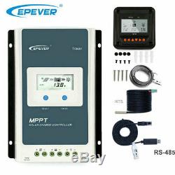 EPEVER MPPT 10/20/30/40A Solar Charge Controller 12V/24V Regulator or MT50/WIFI