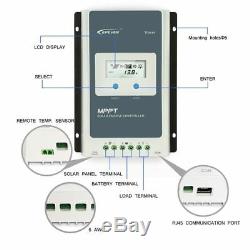 EPEVER Tracer4210AN 40A MPPT Solar Panel Charge Battery Controller Regulator