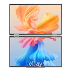 EVICIV Dual Stacked 15.6 Folding Monitor Triple Portable Display with Stand VESA