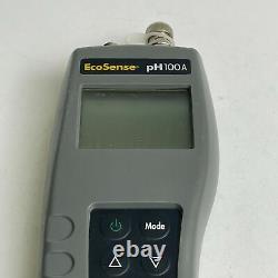 EcoSense pH100A Gray Wireless Handheld LCD Display PH/Temperature Meter
