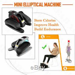 Electric Desk Elliptical Built in Display Monitor, Quiet & Compact Professional