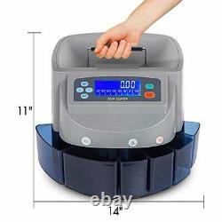 Electronic USD Coin Sorter and Counter, LCD Display, Sorts 270 Coins Per Minute