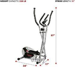 Elliptical Machine Cross Trainer with8 Levels of Resistance- Delivered 2-4 days