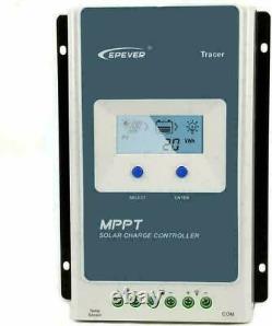 Epever MPPT Solar Charge Controller Tracer Power Regulator 10/20/30/40A PV100V