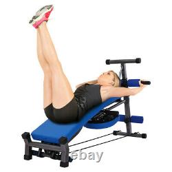 Exercise Rowing Machine Rower 12 Hydraulic Resistance Levels 2-IN-1 Sit-Up Bench