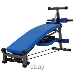 Exercise Rowing Machine Rower 12 Hydraulic Resistance Levels 2-IN-1 Sit-Up Bench