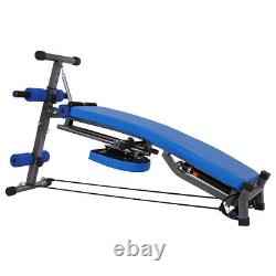 Exercise Rowing Machine Rower 12 Hydraulic Resistance Levels 2-IN-1 Sit-Up Bench