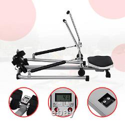 Exercise Rowing Machine Rower withAdjustable Double Hydraulic Resistance Home Gym