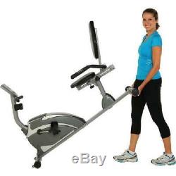 Exerpeutic 1000 High-Capacity Magnetic Recumbent Exercise Bike with Pulse