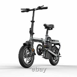 Folding 14 Electric Bicycle 350W Mountain e-City Bike ebike 95% Pre-assembled