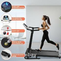 Folding Electric Power Treadmill Motorized Walking Fitness Machine Running Home