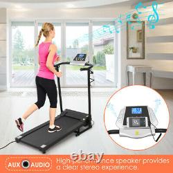 Folding Electric Power Treadmill Motorized Walking Fitness Machine Running Home