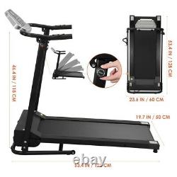 Folding Electric Power Treadmill Motorized Walking Fitness Machine Running Home