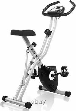 Folding Exercise Bike, Magnetic Indoor Cycling Bike Fitness Stationary Bike Pro