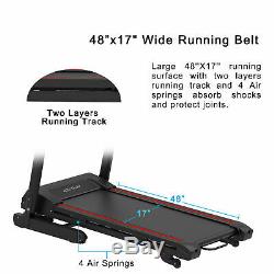 Folding Incline Electric Treadmill Motorized Running Machine MP3 CUP/PAD Holder