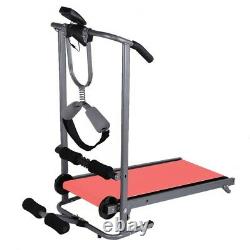 Folding Mechanical Treadmill Walking Running Jogging Fitness Machine Home Gym US