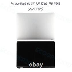 For Apple MacBook Air 2020 A2337 M1 LCD Screen Display Gray Silver Gold Assembly