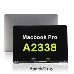 For Apple MacBook Pro A2338 13.3'' 2020 LCD Display Screen Replacement Gray 3578