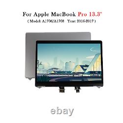 For Apple Macbook Pro 13.3 AAA LCD Screen A1706/1708 Display+Top Cover Assembly