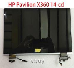 For HP Pavilion X360 14M-CD 14-cd 14 LED LCD Display Touch Screen Full Assembly