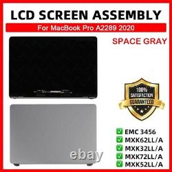 For MacBook Pro 13 A2289 2020 LCD Screen Display Assembly Space Gray MXK52LL/A